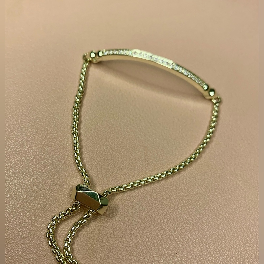 -Kendra Scott- Ott Adjustable Chain Bracelet in Gold
